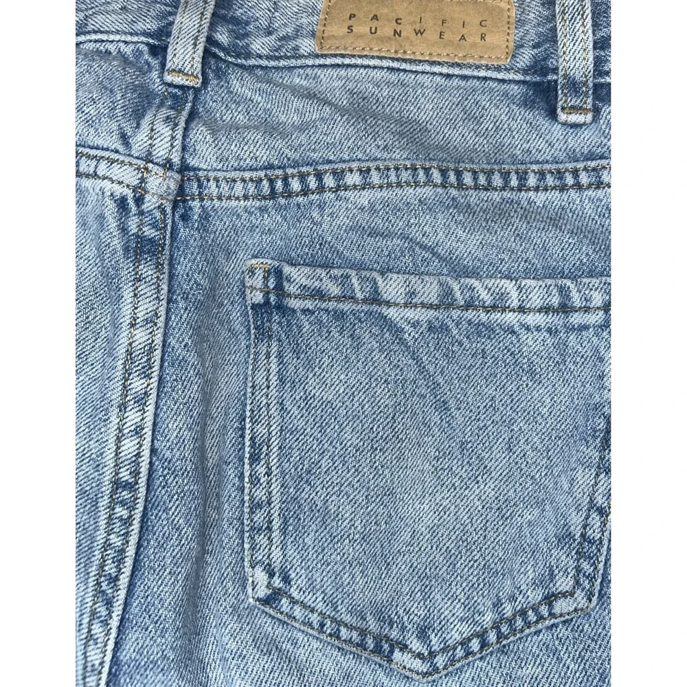 Pacsun Women's Blue High Rise Straight Bootcut Flared Denim Jeans‎ Pants Size 25